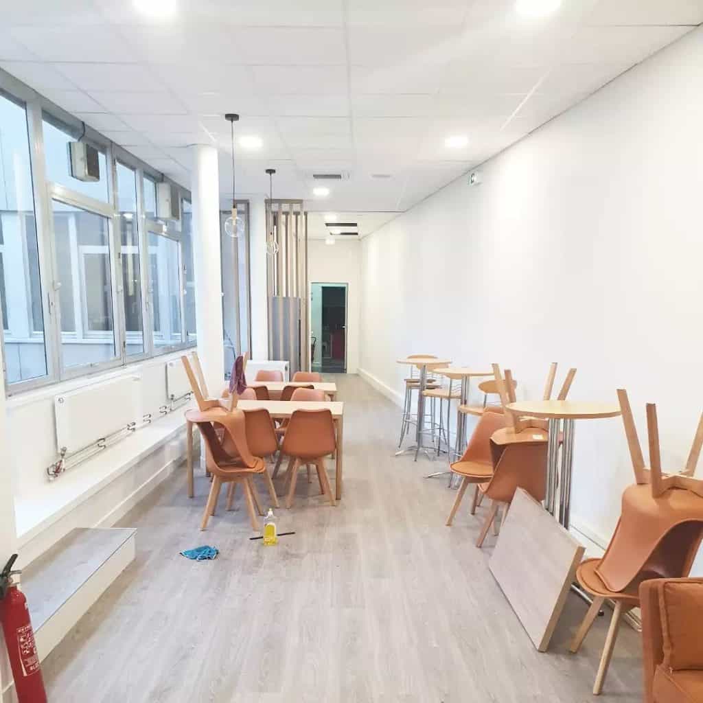 rénovation bureaux après